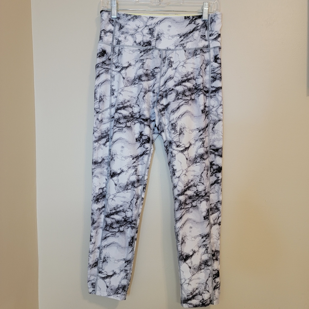 Calvin Klein Performance Marble Print Leggings Si… - image 3